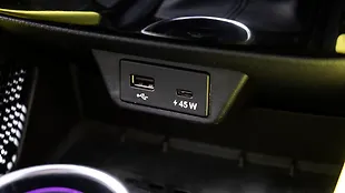 Tata Harrier USB Port/AUX/Power Socket/Wireless Charging