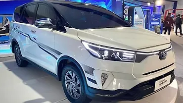 Toyota Innova Crysta EV revealed in updated guise
