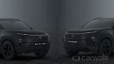Tata Safari and Harrier Stealth Editions: Now in pictures