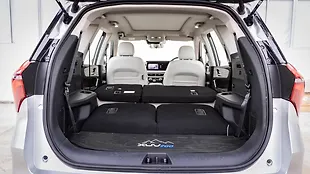 Mahindra XUV700 Bootspace Second and Third Row Folded
