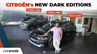 Citroen Basalt, Aircross & C3 Dark Editions Detailed Walkaround | Rs. 23,000 Extra for Black?