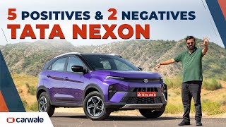 5 Positives & 2 Negatives of Tata Nexon Turbo Petrol AT | Detailed Review | Mileage Test